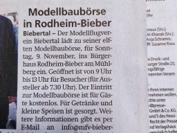 Modellflugbörse MFV Biebertal 2025